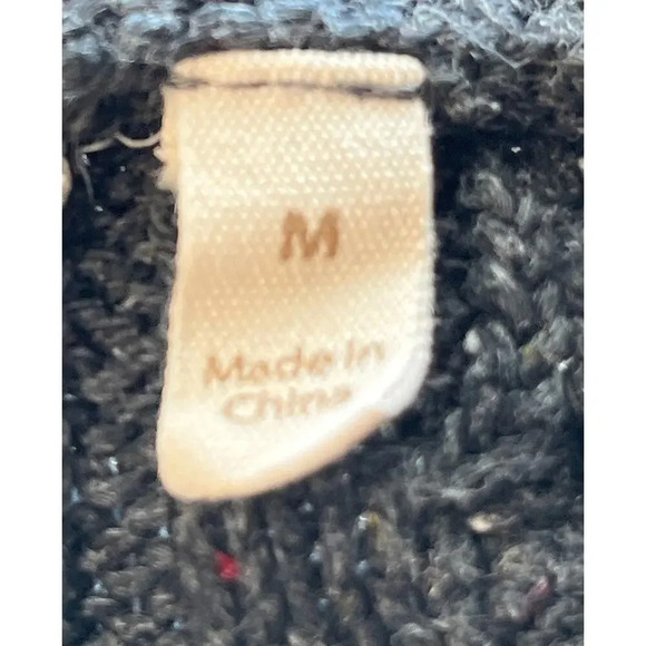 Soft Surrounding Womens Gray M Cable Knit Costal Cardigan - Picture 4 of 12